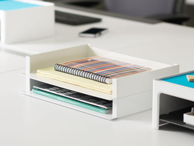 SOTO Landscape Letter Box Stacked on a desk