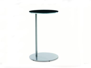 Await Table with Black Top