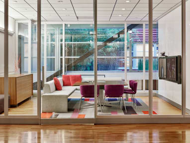 Together Bench + Wrapp Chair - Collaboration Spaces