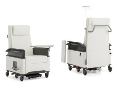 Empath with tablet arm Patient Chair on White