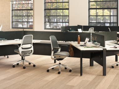 Answer Beam and Steelcase Series 1 office chair