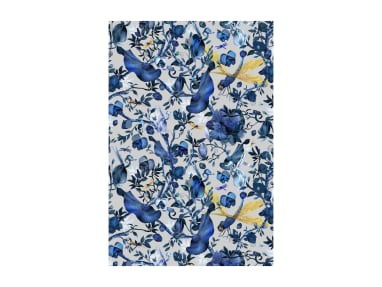 Biophillia Blue Rectangle Moooi Carpets On White