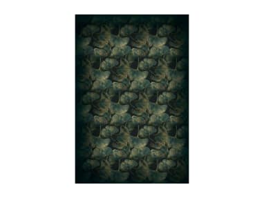 Ginko Leaf Green Rectangle Moooi Carpets On White