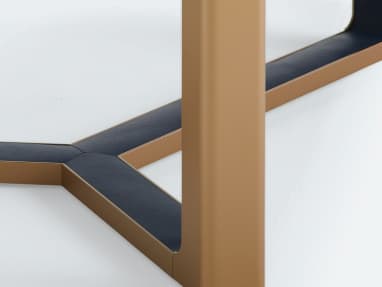 Close-up to Verlay table legs