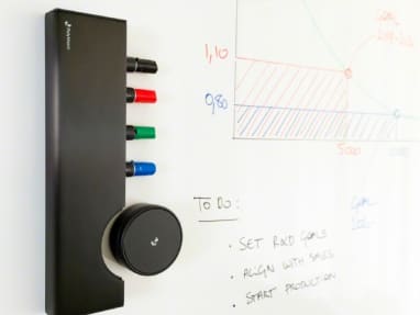 Collaborative ToolBar mounted on a whiteboard