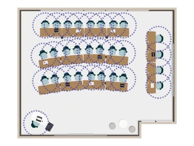 classroom floorplan before covid-19