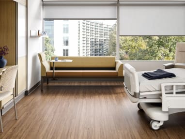 Convey Modular Casework inside a hospital room