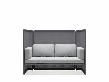 Lagunitas 2-Seat Lounge with High-Back Screen and One Side Screen, Knit