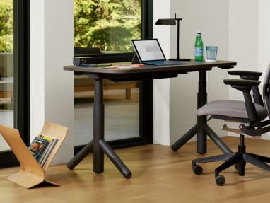 think chair in a work from home environment