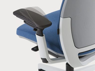 Steelcase Amia Chair, All Features, Brown Leather, Adjustable Arms,  Adjustable Lumbar Support – Office Chair @ Work