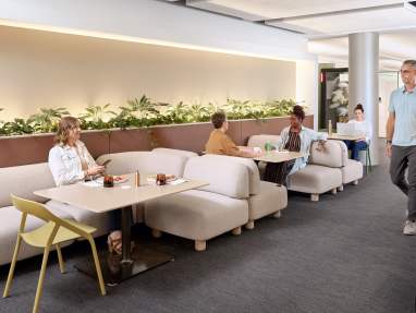 Open space in office