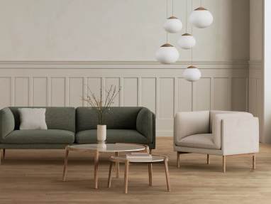 BOLIA Paste Seating in a lounge space environment.