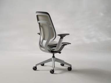 Steelcase Karman Chair on grey background
