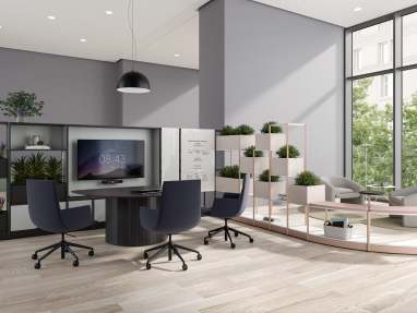 Steelcase Flex Active Frames Beyond in an office space environment