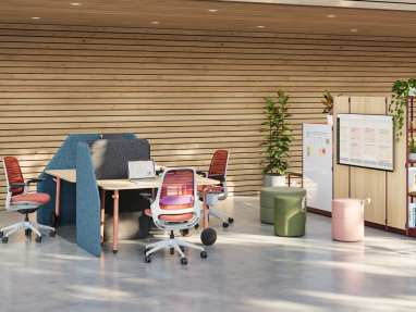 Steelcase Flex Active Frames Beyond in an office space environment