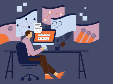 Onboarding AI illustration