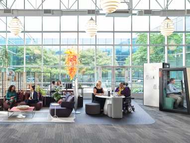 Open space with big window