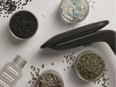 Increased recycled content in task seating through common waste.