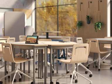 Classroom space by Steelcase Learning