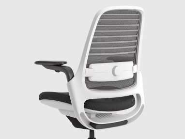 Series 1 office chair on a grey background