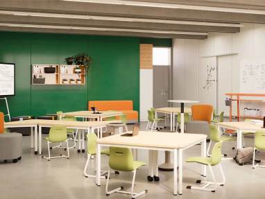 Vanerum Opti+ Seating and Desks in a classroom environment