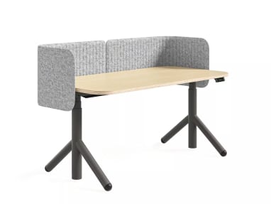 Steelcase Flex Height-Adjustable Desk on white background