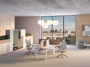 Steelcase Divisio Acoustic Screen In office environment