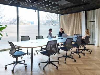 Orangebox Tessel Tables in Office Environment