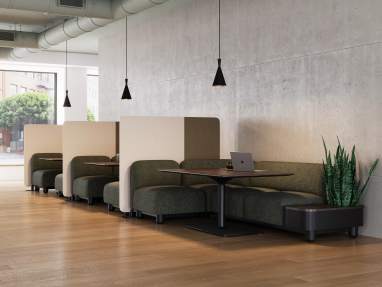 Booth space at the office