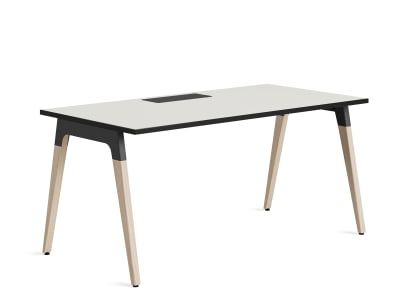 Lares desk on white background