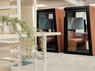 On the QT Modular Office Phone Booth & Pods - Steelcase