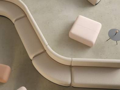 Season sofa by Viccarbe in lounge environment