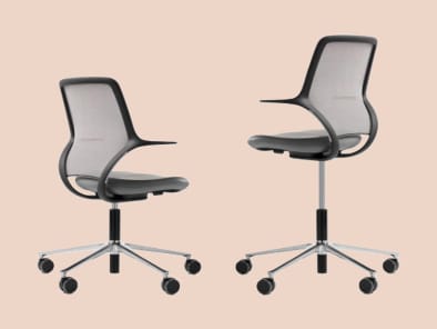 Orangebox AllowMe chair on color background