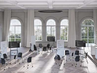 Steelcase Series M Conference Chair in a workspace environment