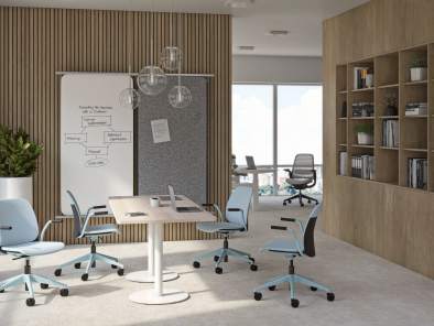 Steelcase Series M Conference Chair in a workspace environment