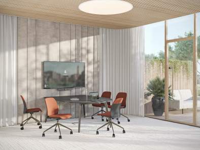 Steelcase Series M Conference Chair in a workspace environment