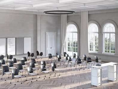 Steelcase Series M Conference Chair in a workspace environment