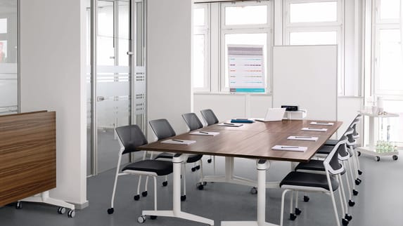 FlipTop Twin meeting table