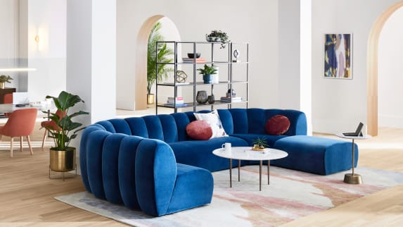 Image showing West Elm Work Belle lounge
