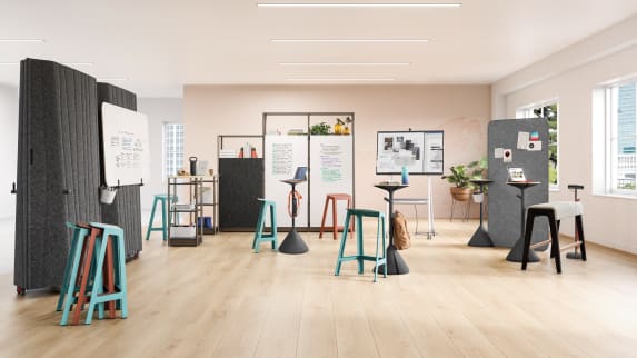 Steelcase Flex Perch Stool in Steelcase Flex Collection environment