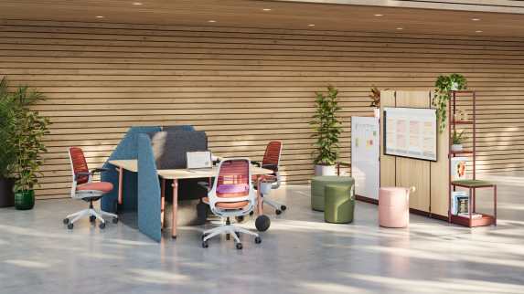 Steelcase Flex Active Frames Beyond in an office space environment
