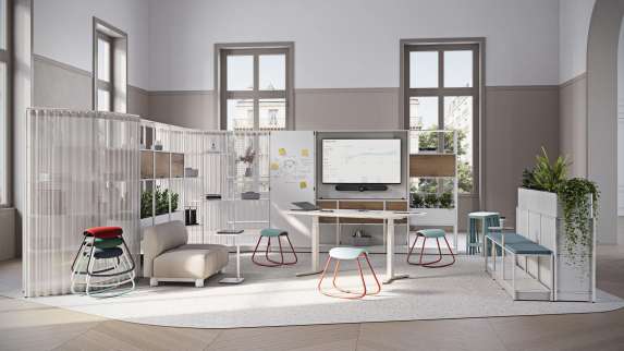 Steelcase Flex Rocker Stool in a learning environment