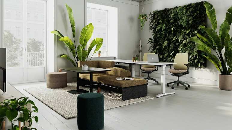 Steelcase Ology Desk In Office environment