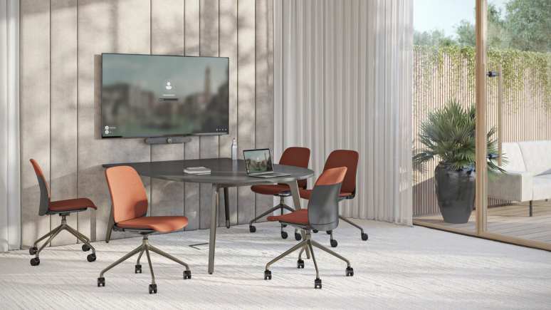 Steelcase Series M Conference Chair in a workspace environment