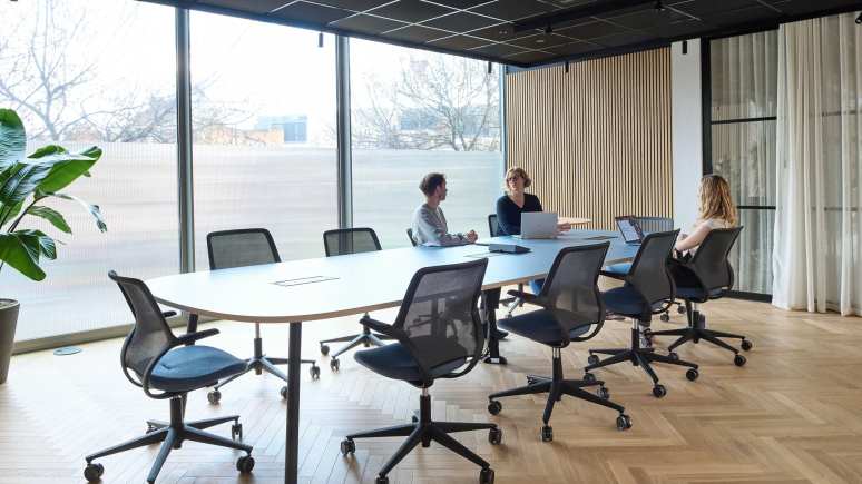Orangebox Tessel Tables in Office Environment