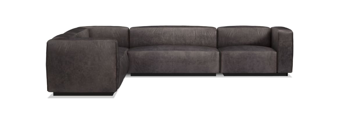 Blu Dot Cleon Large Sectional Sofa On White