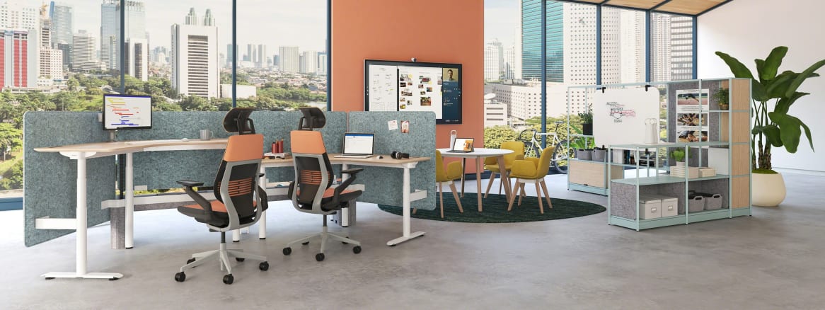 Homebase sales office desk