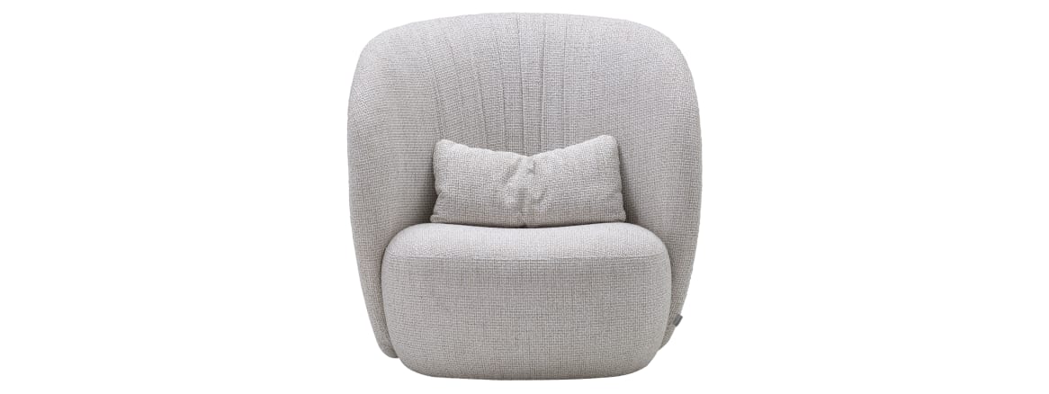 Ovata Lounge Chair, on white