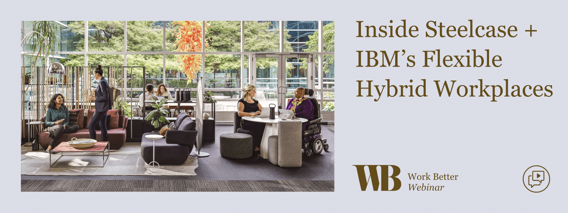 Inside Steelcase + IBM’s Flexible Hybrid Workplaces