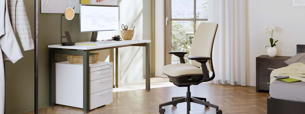 Amia Chair in a work from home environment